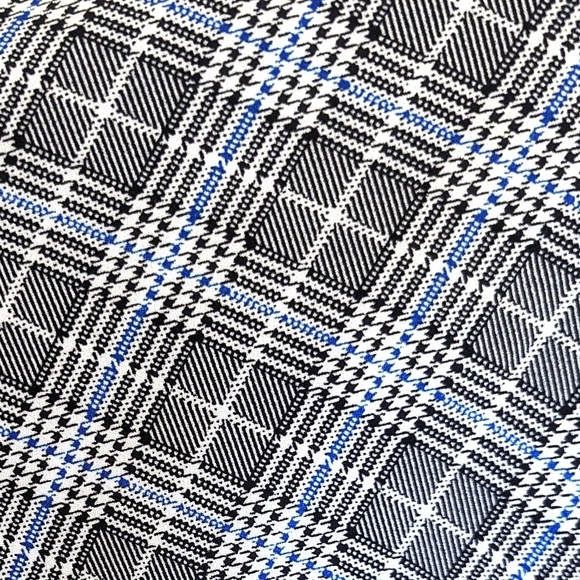 B. DARLIN Juniors' Solid & Plaid Fit & Flare Dress - Picture 3 of 5